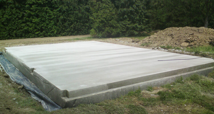 Concrete-garage-base