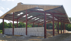 Agricultural-groundworks-cattle-shed